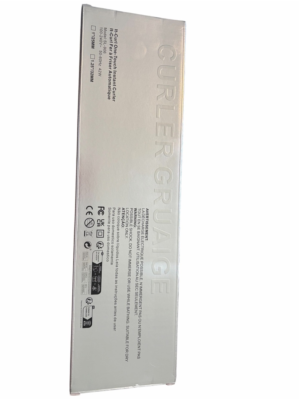 It-Curl One-Touch Instant Curler - Silver & Rose Gold - Picture 2 of 2